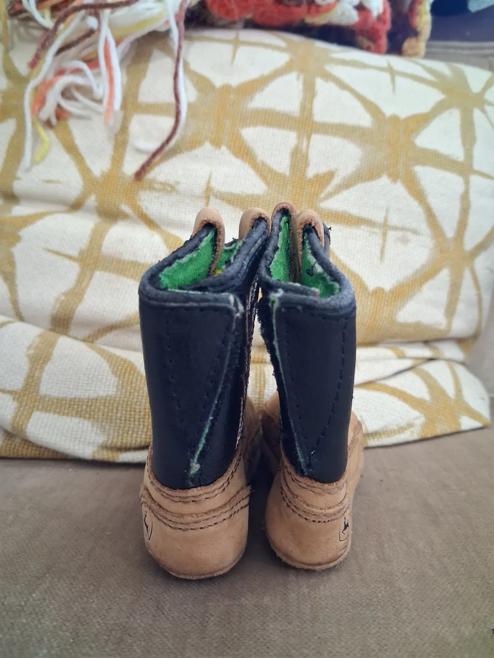 John Deere tractor outdoor baby crib boots newborn 0-3 months country western